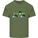 St Patricks Beer Delivery Funny Alcohol Guinness Mens Cotton T-Shirt Tee Top Military Green