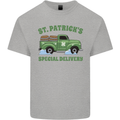 St Patricks Beer Delivery Funny Alcohol Guinness Mens Cotton T-Shirt Tee Top Sports Grey