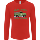 St Patricks Beer Delivery Funny Alcohol Guinness Mens Long Sleeve T-Shirt Red
