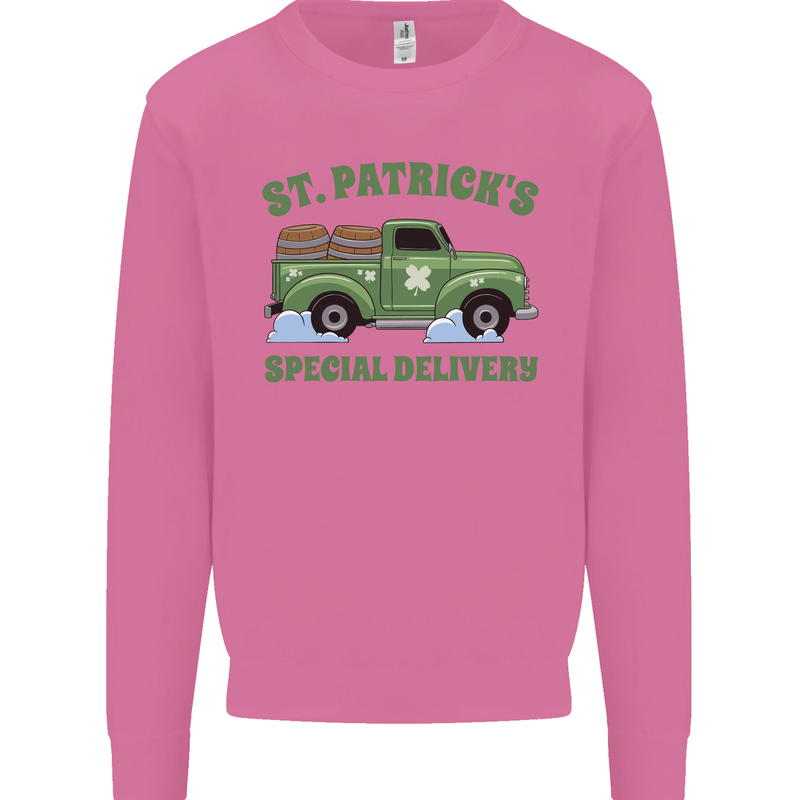 St Patricks Beer Delivery Funny Alcohol Guinness Mens Sweatshirt Jumper Azalea