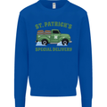 St Patricks Beer Delivery Funny Alcohol Guinness Mens Sweatshirt Jumper Royal Blue