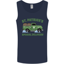 St Patricks Beer Delivery Funny Alcohol Guinness Mens Vest Tank Top Navy Blue