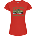 St Patricks Beer Delivery Funny Alcohol Guinness Womens Petite Cut T-Shirt Red