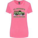 St Patricks Beer Delivery Funny Alcohol Guinness Womens Wider Cut T-Shirt Azalea