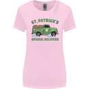 St Patricks Beer Delivery Funny Alcohol Guinness Womens Wider Cut T-Shirt Light Pink