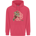 St Patricks Day Ice Hockey Childrens Kids Hoodie Heliconia