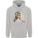 St Patricks Day Ice Hockey Childrens Kids Hoodie Sports Grey