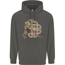 St Patricks Day Ice Hockey Childrens Kids Hoodie Storm Grey