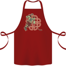 St Patricks Day Ice Hockey Cotton Apron 100% Organic Maroon