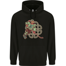 St Patricks Day Ice Hockey Mens 80% Cotton Hoodie Black