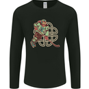 St Patricks Day Ice Hockey Mens Long Sleeve T-Shirt Black