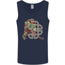 St Patricks Day Ice Hockey Mens Vest Tank Top Navy Blue