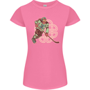St Patricks Day Ice Hockey Womens Petite Cut T-Shirt