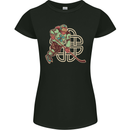 St Patricks Day Ice Hockey Womens Petite Cut T-Shirt