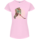 St Patricks Day Ice Hockey Womens Petite Cut T-Shirt
