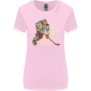 St Patricks Day Ice Hockey Womens Wider Cut T-Shirt Light Pink