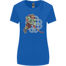 St Patricks Day Ice Hockey Womens Wider Cut T-Shirt Royal Blue