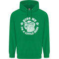 St Patricks Day Kiss Me Im a Little Bit Irish Childrens Kids Hoodie Irish Green