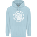St Patricks Day Kiss Me Im a Little Bit Irish Childrens Kids Hoodie Light Blue