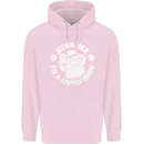 St Patricks Day Kiss Me Im a Little Bit Irish Childrens Kids Hoodie Light Pink