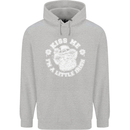 St Patricks Day Kiss Me Im a Little Bit Irish Childrens Kids Hoodie Sports Grey