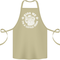 St Patricks Day Kiss Me Im a Little Bit Irish Cotton Apron 100% Organic Khaki