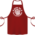 St Patricks Day Kiss Me Im a Little Bit Irish Cotton Apron 100% Organic Maroon