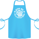 St Patricks Day Kiss Me Im a Little Bit Irish Cotton Apron 100% Organic Turquoise