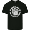 St Patricks Day Kiss Me Im a Little Bit Irish Kids T-Shirt Childrens Black