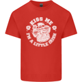 St Patricks Day Kiss Me Im a Little Bit Irish Kids T-Shirt Childrens Red