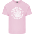 St Patricks Day Kiss Me Im a Little Bit Irish Mens Cotton T-Shirt Tee Top Light Pink