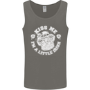 St Patricks Day Kiss Me Im a Little Bit Irish Mens Vest Tank Top Charcoal