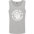 St Patricks Day Kiss Me Im a Little Bit Irish Mens Vest Tank Top Sports Grey