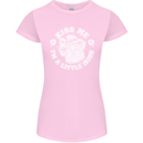 St Patricks Day Kiss Me Im a Little Bit Irish Womens Petite Cut T-Shirt Light Pink