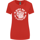 St Patricks Day Kiss Me Im a Little Bit Irish Womens Wider Cut T-Shirt Red