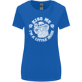 St Patricks Day Kiss Me Im a Little Bit Irish Womens Wider Cut T-Shirt Royal Blue