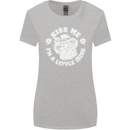 St Patricks Day Kiss Me Im a Little Bit Irish Womens Wider Cut T-Shirt Sports Grey