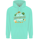 St Patricks Day Let the Shenanigans Begin Childrens Kids Hoodie Peppermint