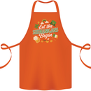 St Patricks Day Let the Shenanigans Begin Cotton Apron 100% Organic Orange