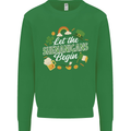 St Patricks Day Let the Shenanigans Begin Kids Sweatshirt Jumper Irish Green