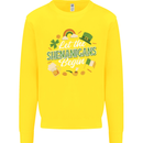 St Patricks Day Let the Shenanigans Begin Kids Sweatshirt Jumper Yellow