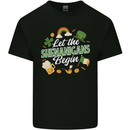St Patricks Day Let the Shenanigans Begin Kids T-Shirt Childrens Black