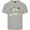 St Patricks Day Let the Shenanigans Begin Kids T-Shirt Childrens Sports Grey
