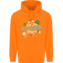 St Patricks Day Let the Shenanigans Begin Mens 80% Cotton Hoodie Orange