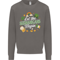 St Patricks Day Let the Shenanigans Begin Mens Sweatshirt Jumper Charcoal