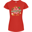 St Patricks Day Let the Shenanigans Begin Womens Petite Cut T-Shirt Red