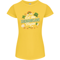 St Patricks Day Let the Shenanigans Begin Womens Petite Cut T-Shirt Yellow