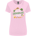 St Patricks Day Let the Shenanigans Begin Womens Wider Cut T-Shirt Light Pink