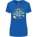 St Patricks Day Let the Shenanigans Begin Womens Wider Cut T-Shirt Royal Blue