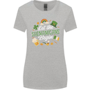 St Patricks Day Let the Shenanigans Begin Womens Wider Cut T-Shirt Sports Grey